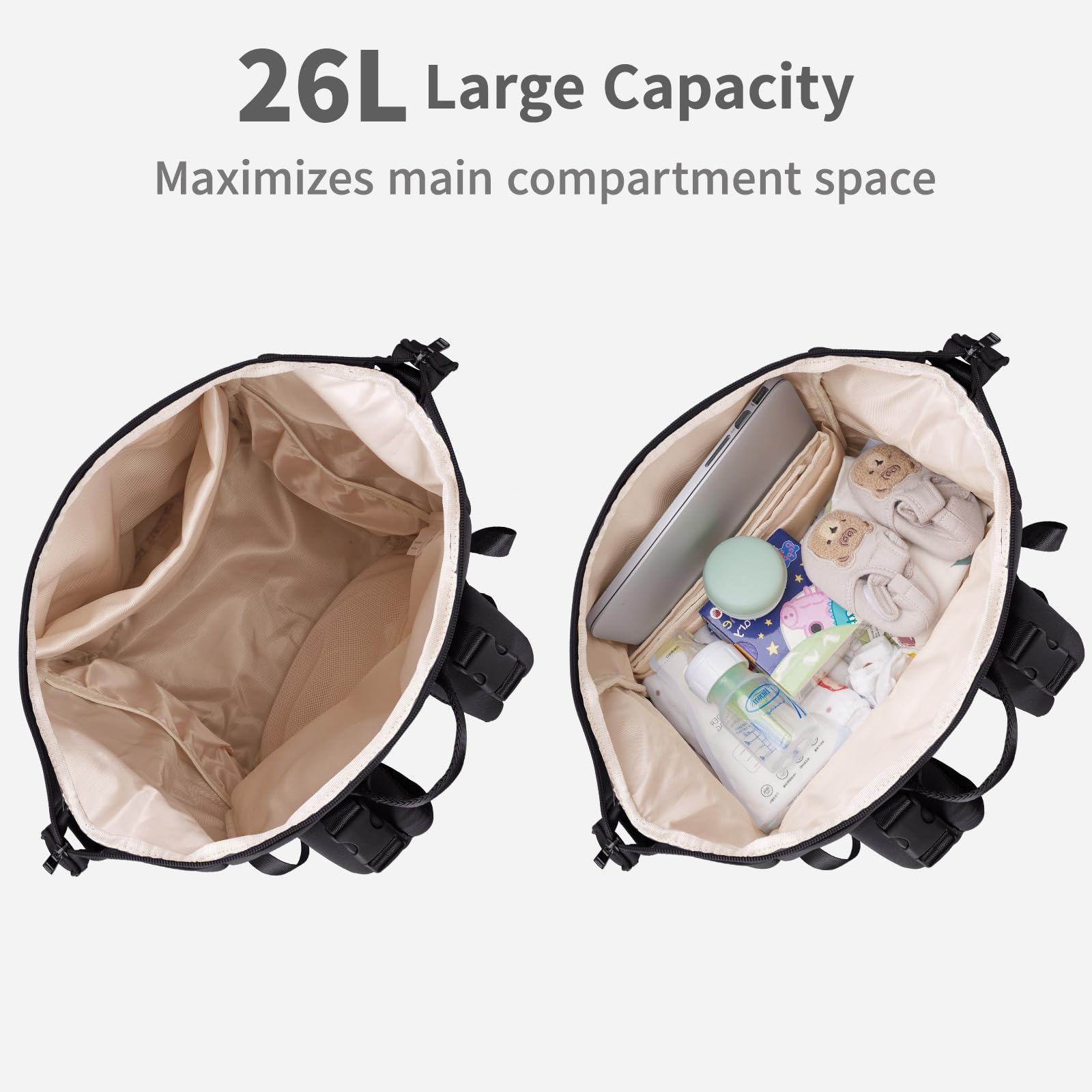 CEI-CEI diaper bag wet/dry compartment to separate wet items from clean gear