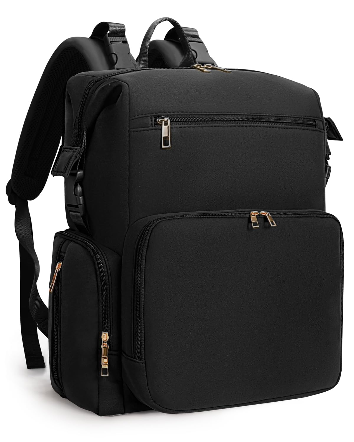 CEI-CEI neoprene diaper bag backpack front pocket keeps essentials within reach.