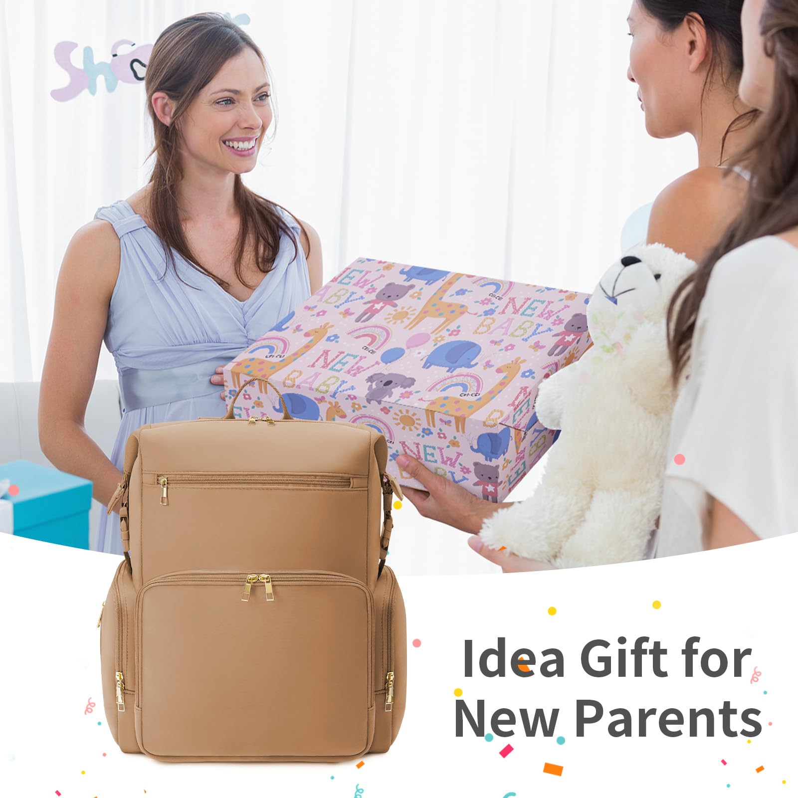 CEI-CEI gift-box packaging makes a thoughtful baby shower present.
