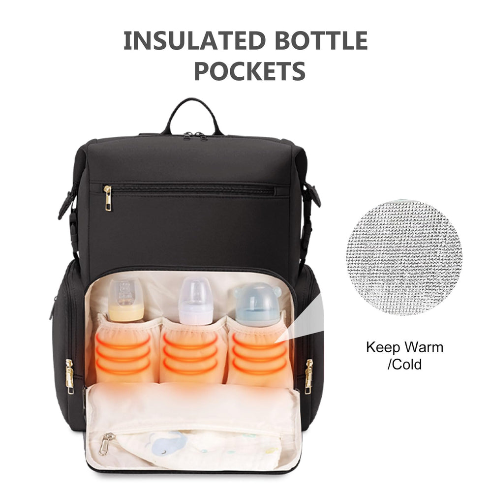 CEI-CEI diaper bag backpack strap conversion for backpack to shoulder use.