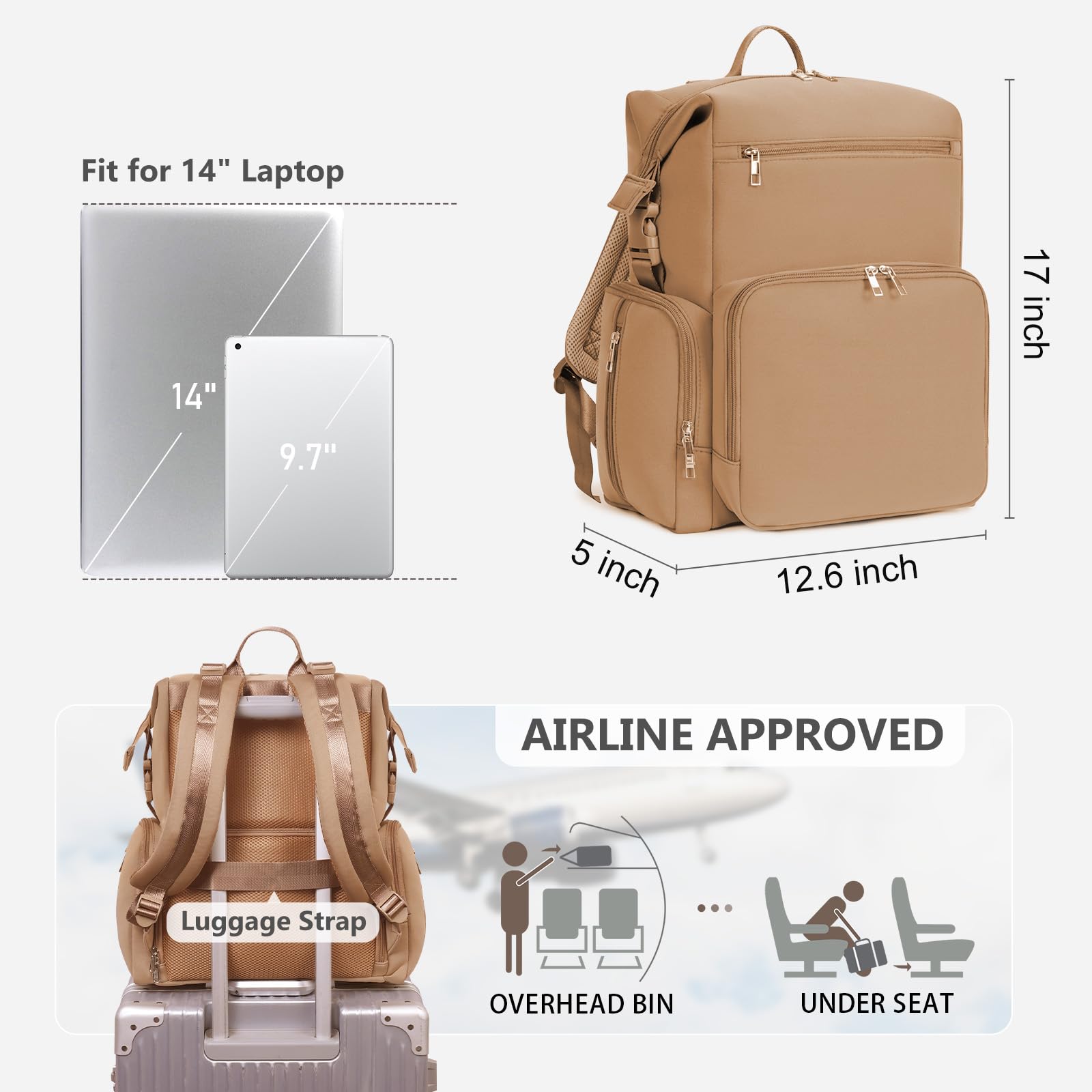 CEI-CEI unisex design fits both moms and dads for versatile use.