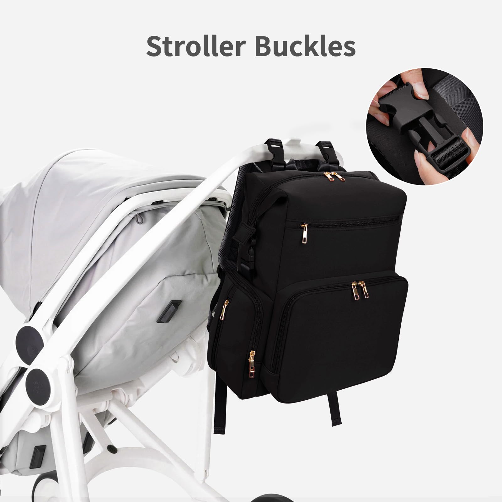 CEI-CEI diaper bag backpack water-resistant material for travel.