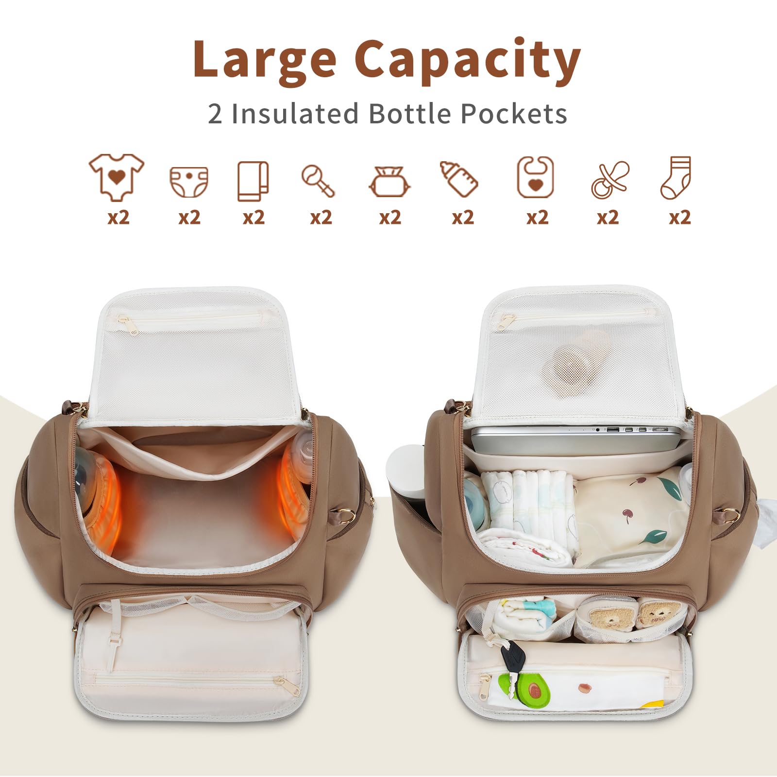 CEI-CEI included changing pad for quick diaper changes on the go