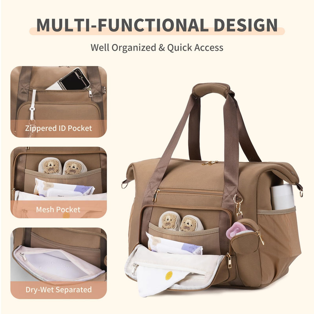 CEI-CEI changing pad offers a clean surface for quick diaper changes.