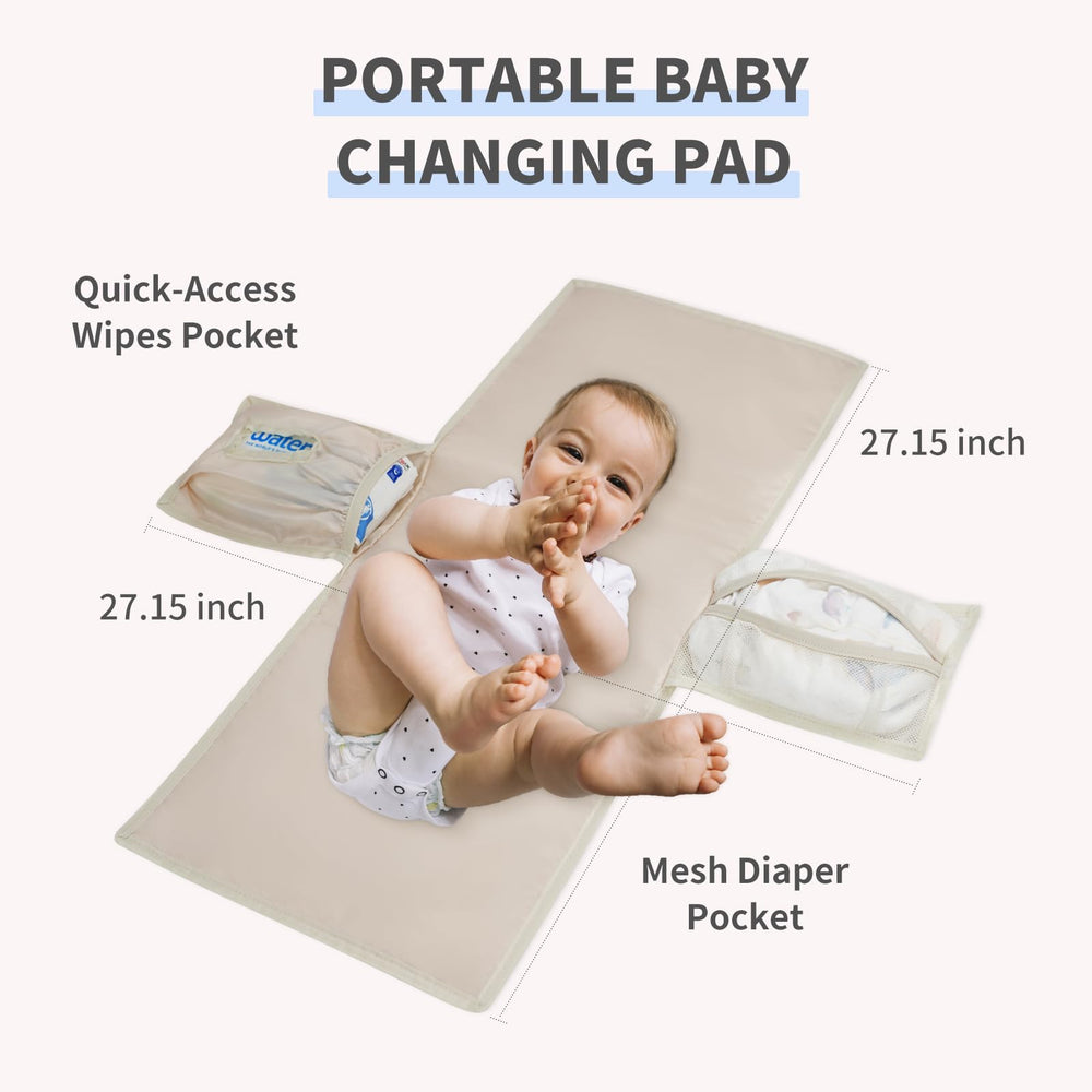 CEI-CEI changing pad tucked inside for clean diaper changes away from home