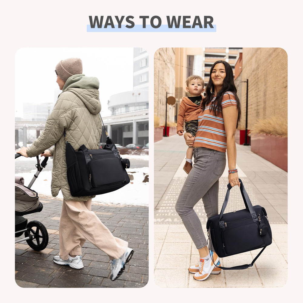CEI-CEI neoprene bag with insulated pockets for bottles and snacks on the go