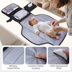 CEI-CEI changing pad features elastic pocket for easy wipes access