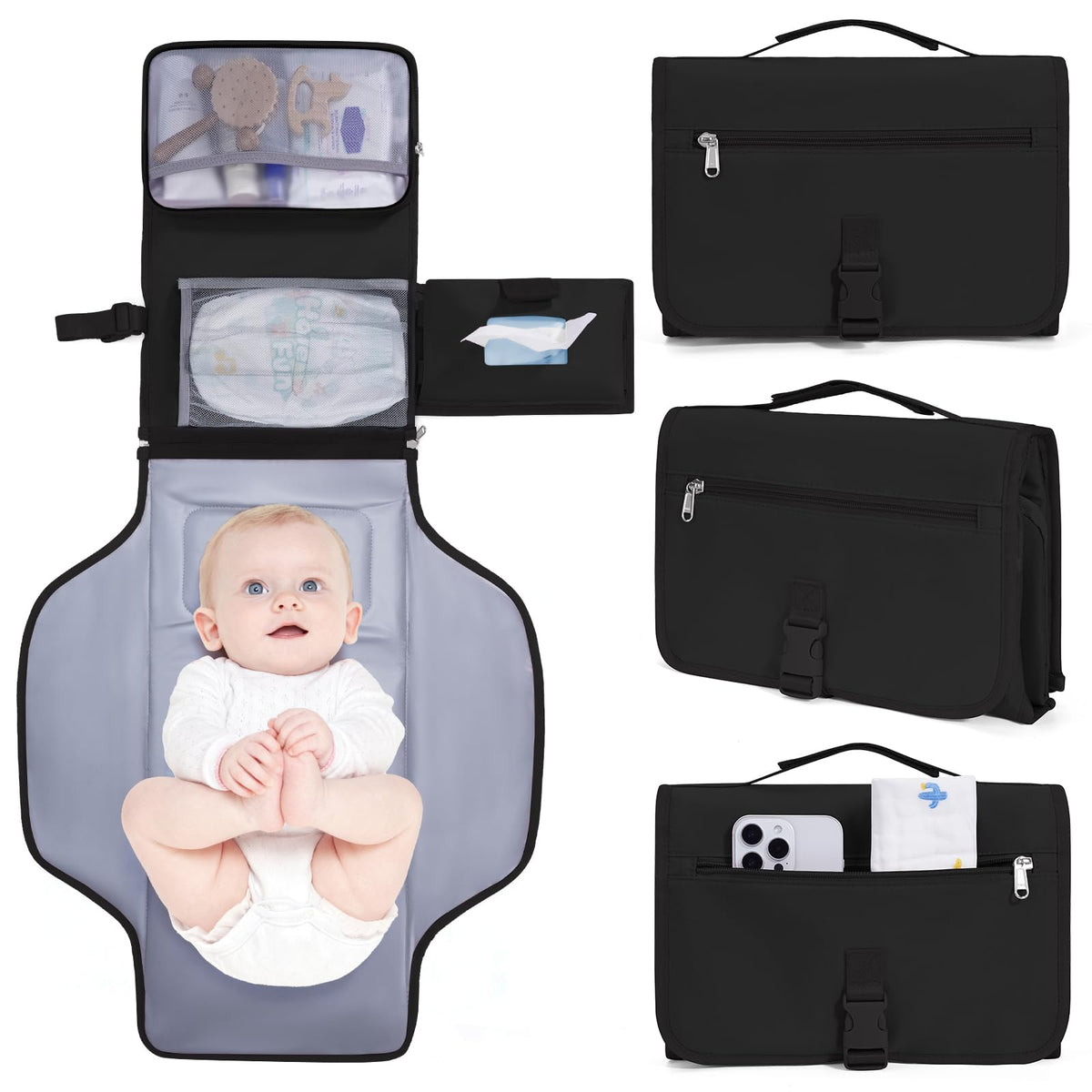 CEI-CEI portable changing pad folded compact for on-the-go changes