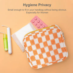CekPo feminine pouch offers color options to match mood and bag style.