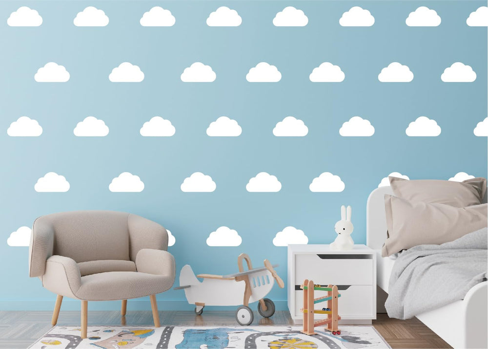 CELAENO cloud wall art brings a calm atmosphere to baby rooms