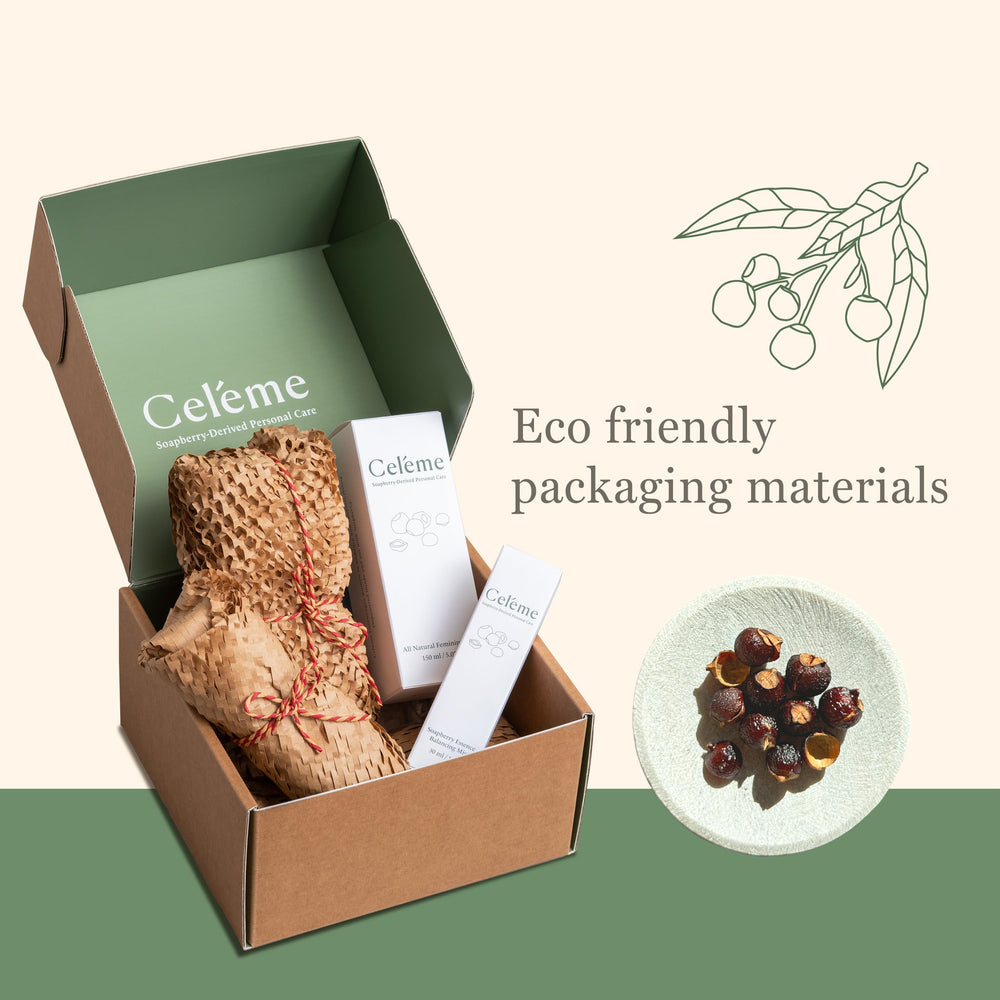 Celéme Soapberry Wash travel-friendly size for gym and trips.