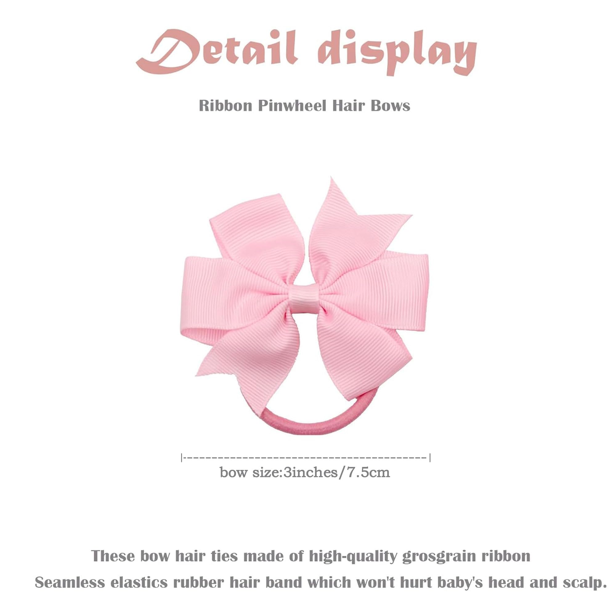 CellElection 3-inch bows demonstrated for toddler hairstyles