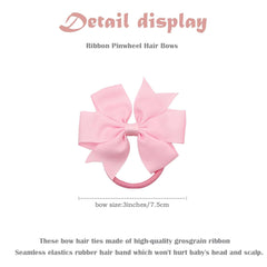 CellElection 3-inch bows demonstrated for toddler hairstyles
