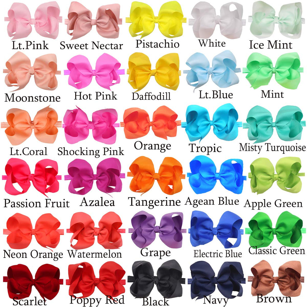 CellElection black 6-inch bow headband easy-to-match style for many ages