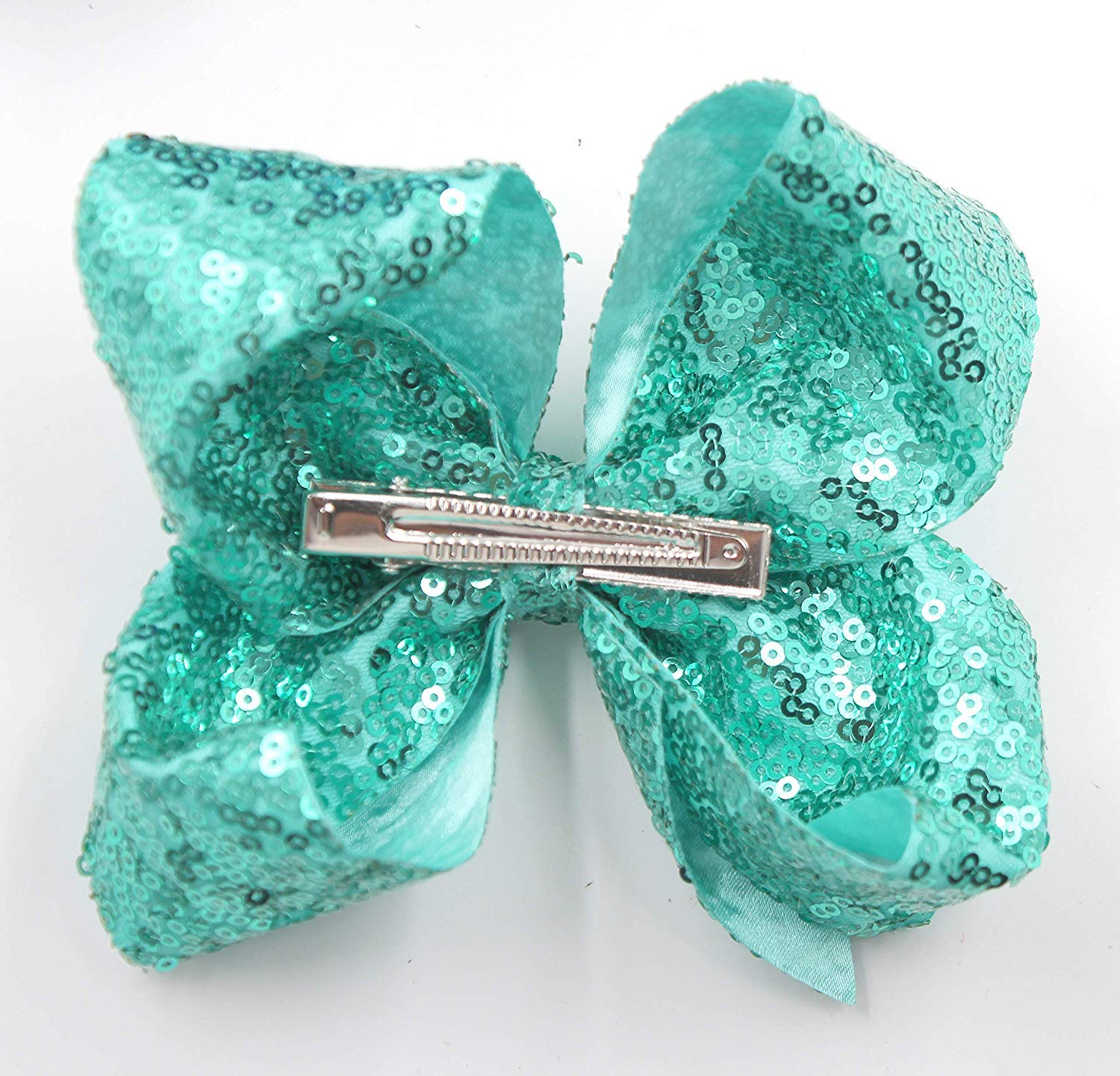 CellElection black sequin bow 6inch for dressy events and dance outfits