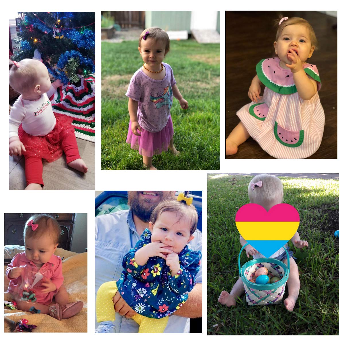 CellElection small baby barrettes with comb clip showcase reliable, lightweight grip.