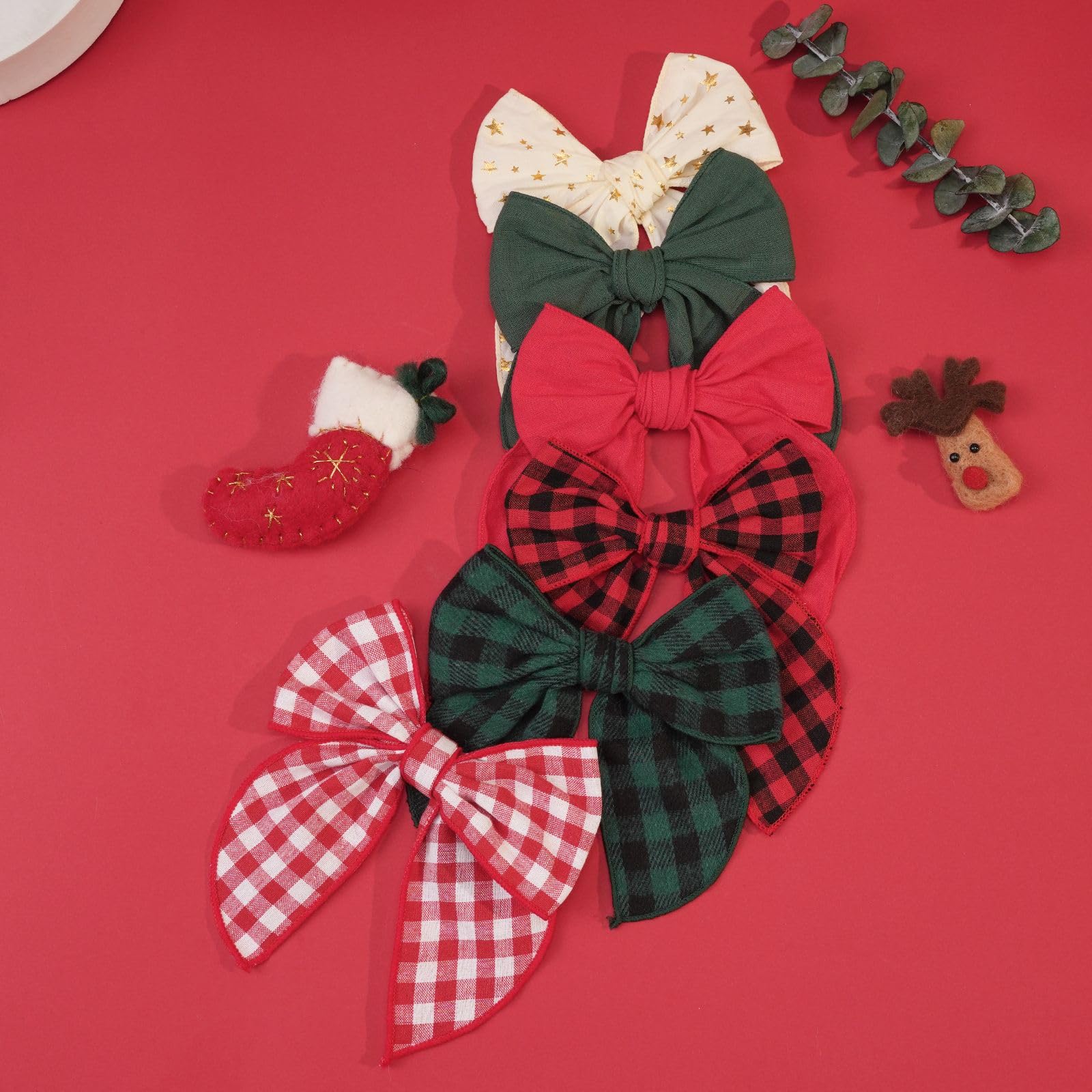 CellElection toddler bow size 4.5 inches for half-up styles