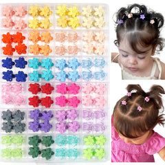 CÉLLOT 96-piece baby hair clips with organizer box for tidy storage.