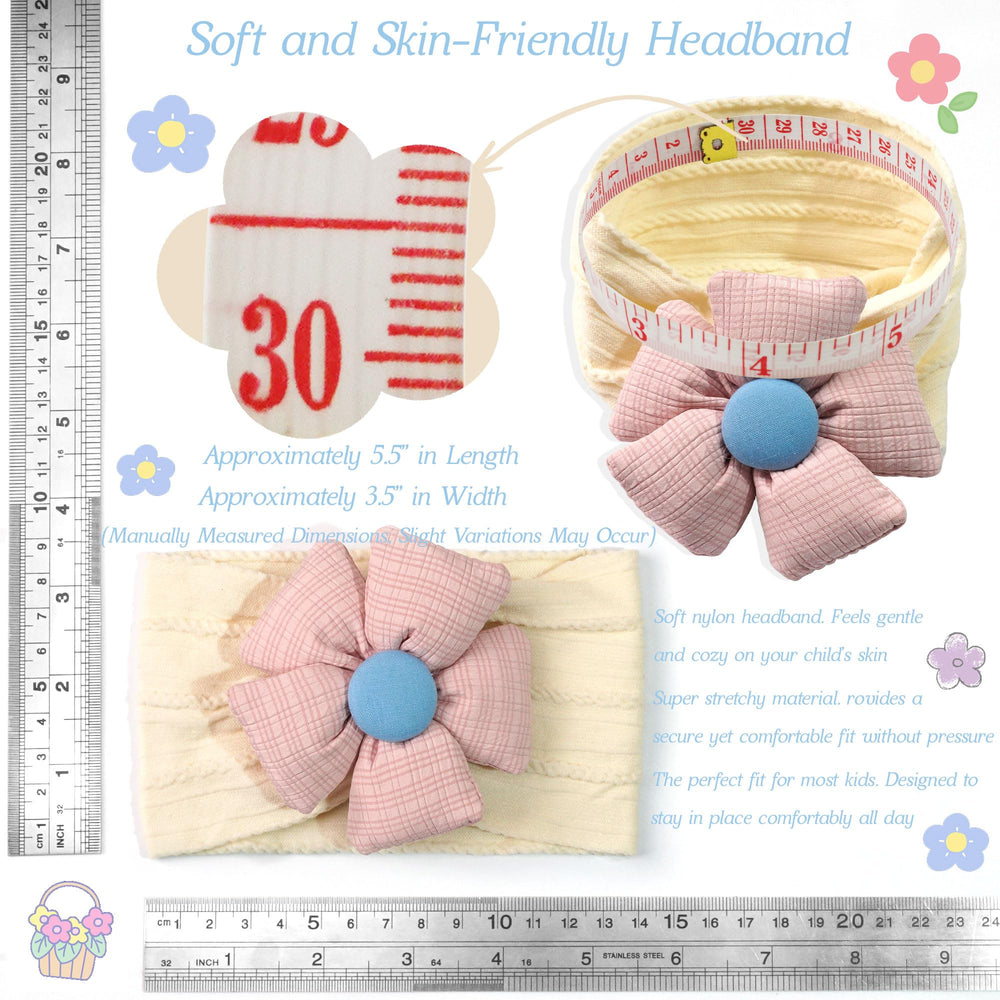 CellLot pink headbands add soft color while keeping delicate hair comfortable.