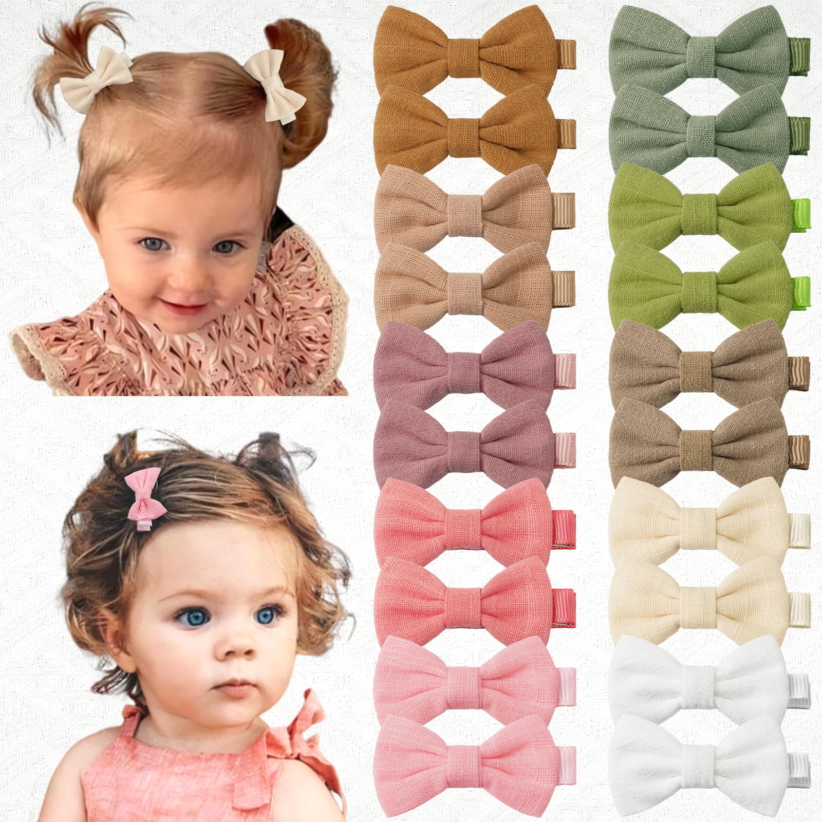 CÉLLOT easy-to-use clips keep bows in place during play.