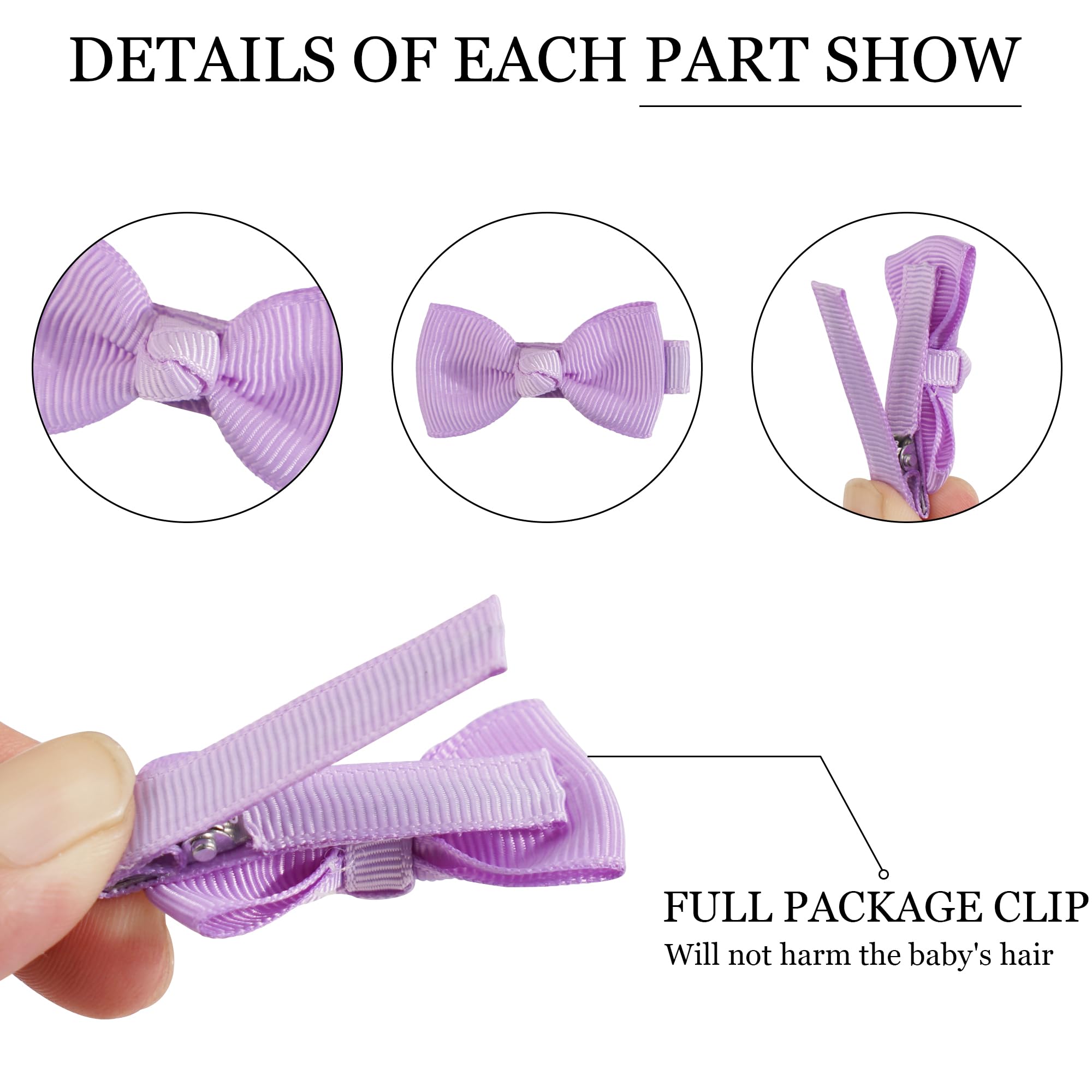 CELLOT fully lined alligator clips protect delicate hair during wear.