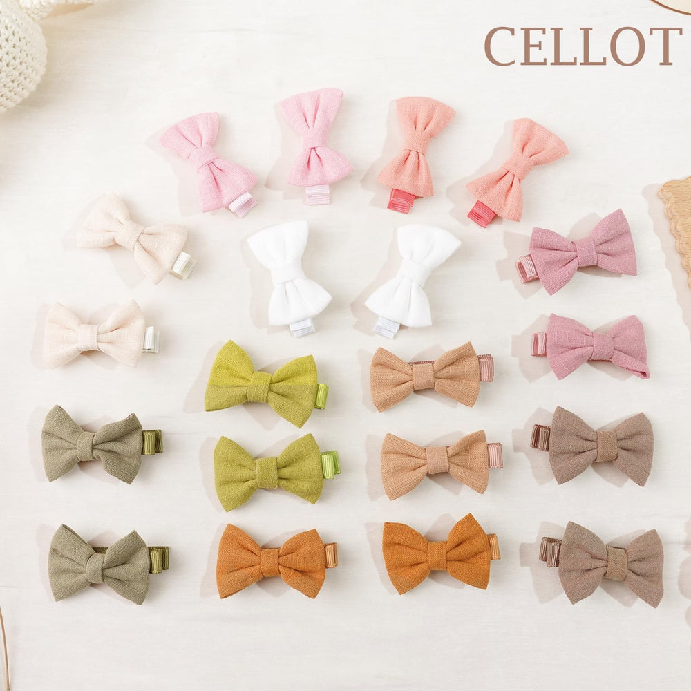 CÉLLOT bows perfect for toddler pigtails and casual outfits.