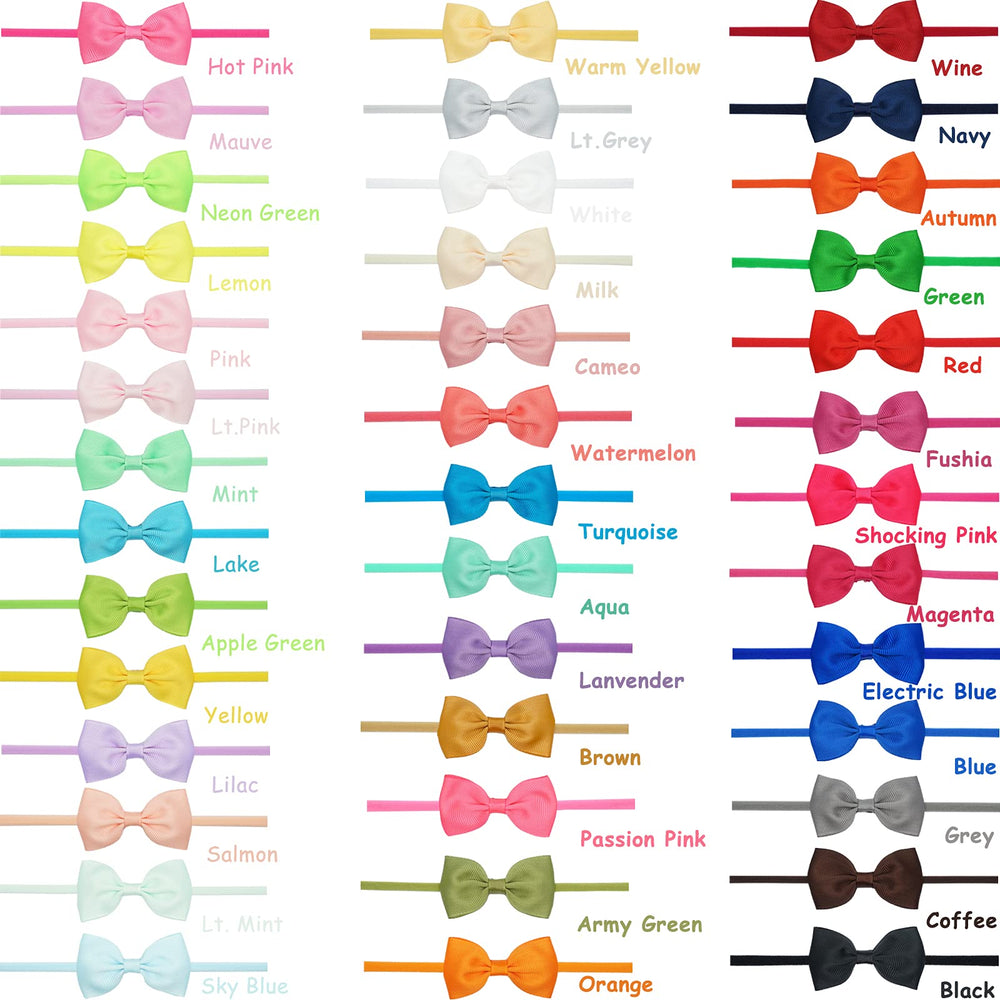 CÉLLOT 40-color bow headband collection for outfits