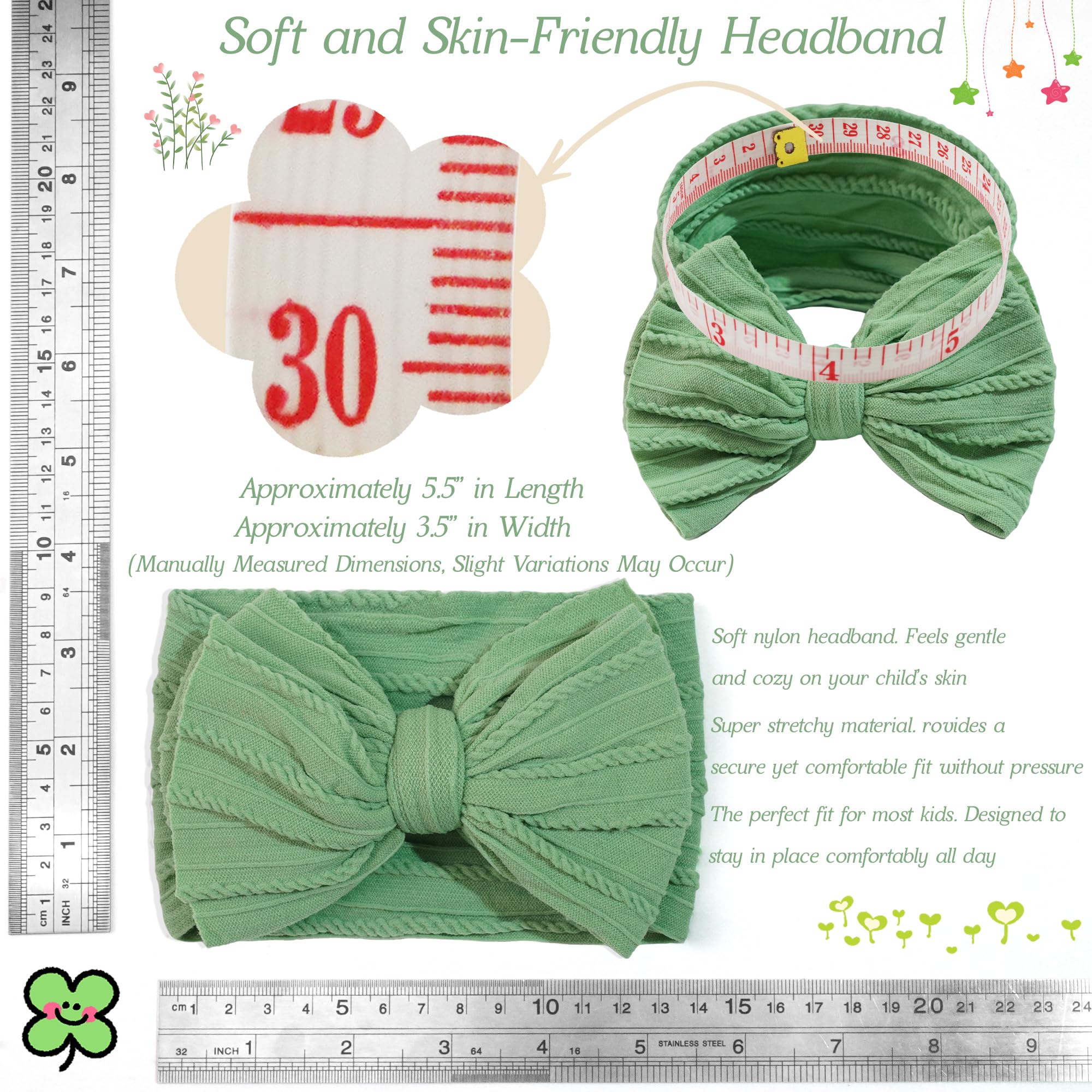CELLOT handmade headbands with double-layer bows for durable daily wear.