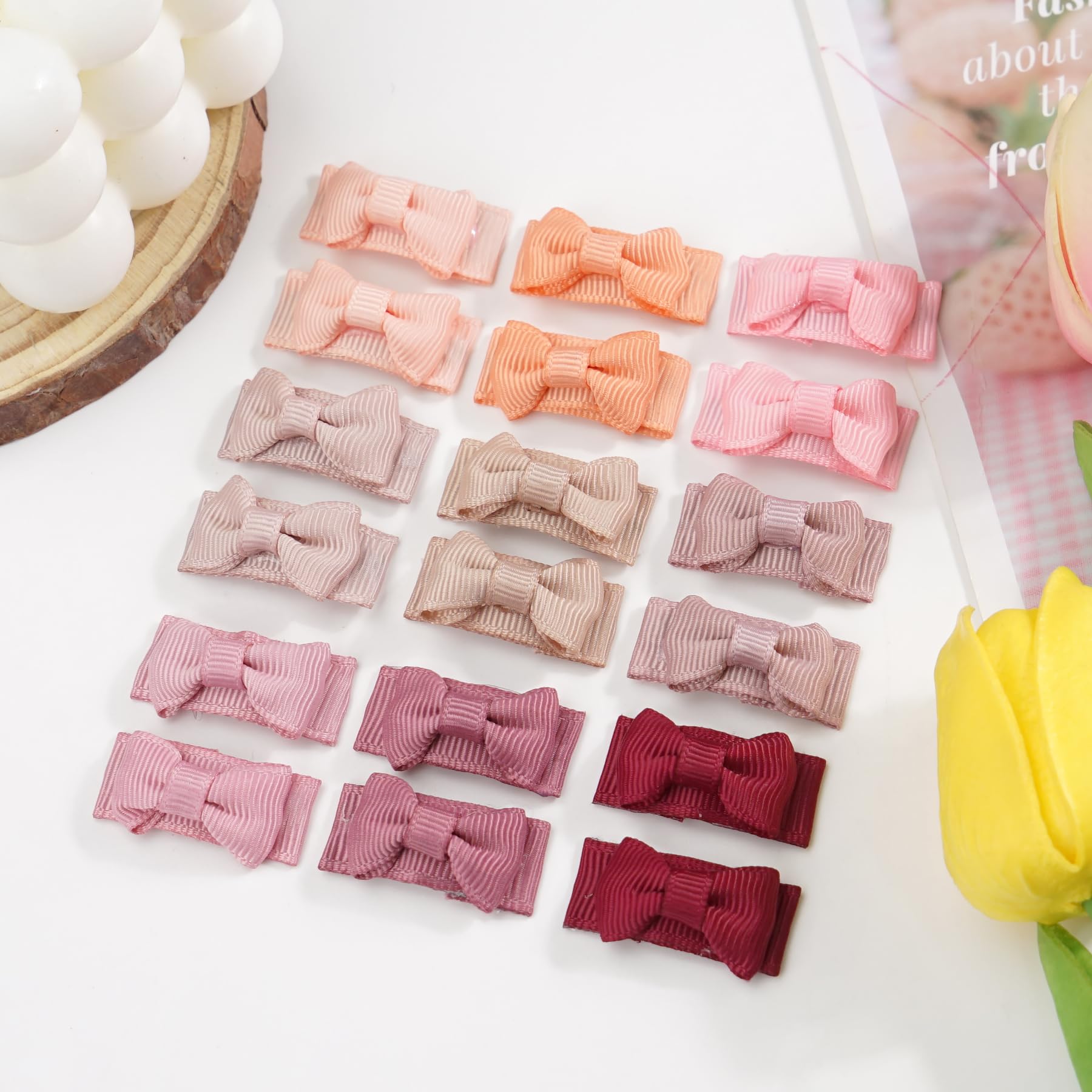 Cellot non-slip ribbon helps newborns keep tiny bows in place.