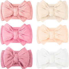 Cellot six-colors baby bows headbands for versatile everyday wear.