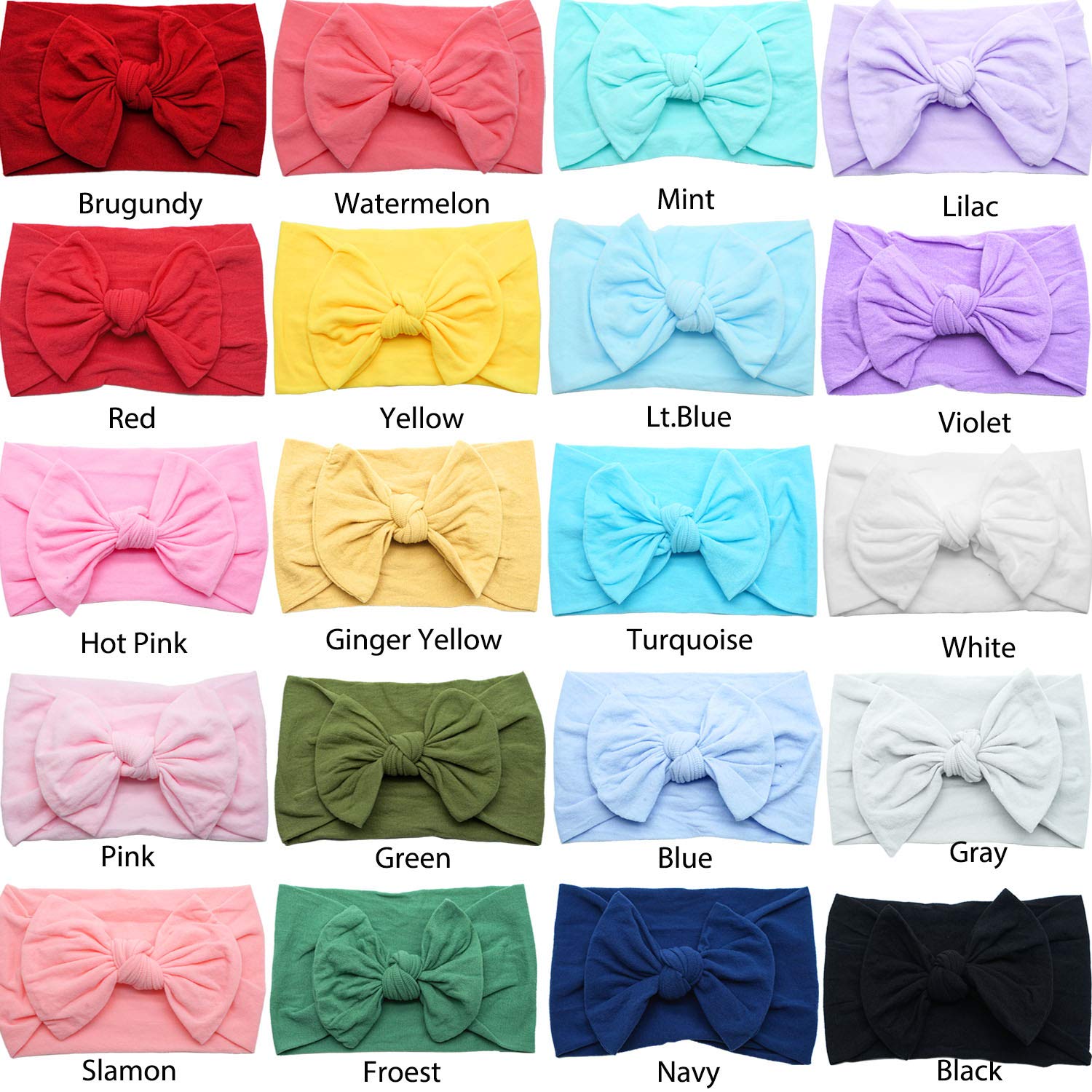 Cellot color-rich bows complement any outfit for parties or photos.