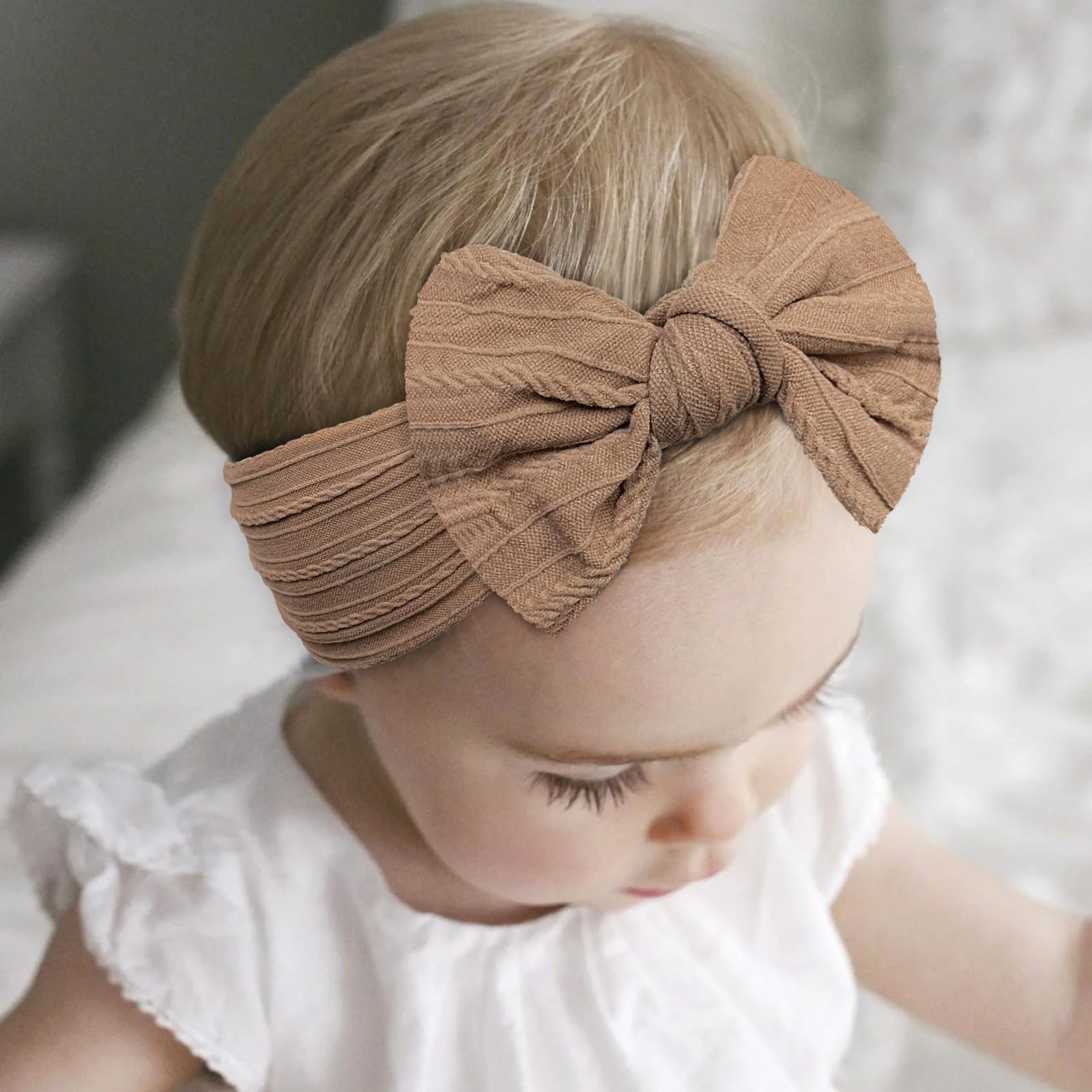 CÉLLOT navy headband bow, timeless style that grows with your child.