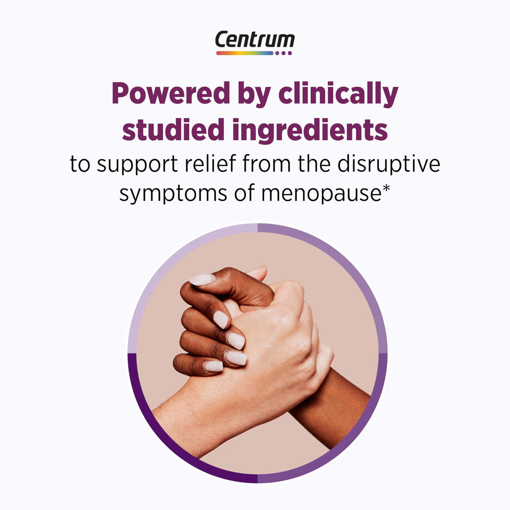 Centrum Restful Sleep packaging front showing product benefits.