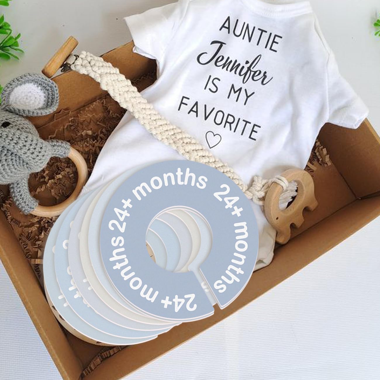 Cephira closet dividers simplify morning dressing routines for parents.