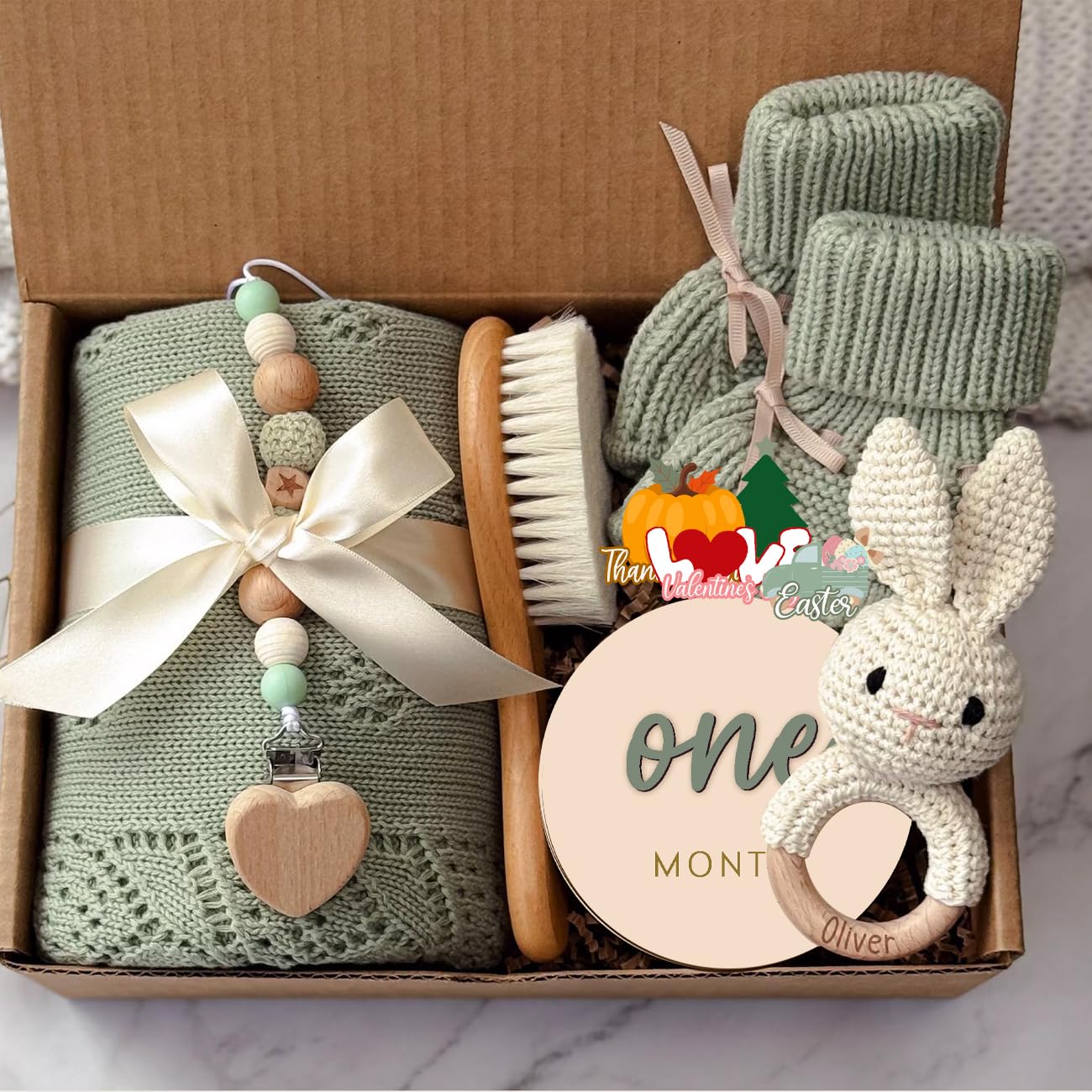 Cephira gift-ready milestone set perfect for baby showers and new parents.