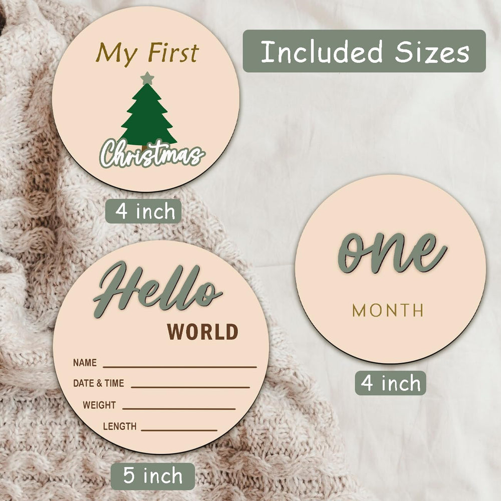 Cephira growth-tracking sign helps document baby’s milestones month by month.
