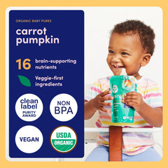 Cerebelly pouch highlights 16 brain-supporting nutrients aiding healthy development.