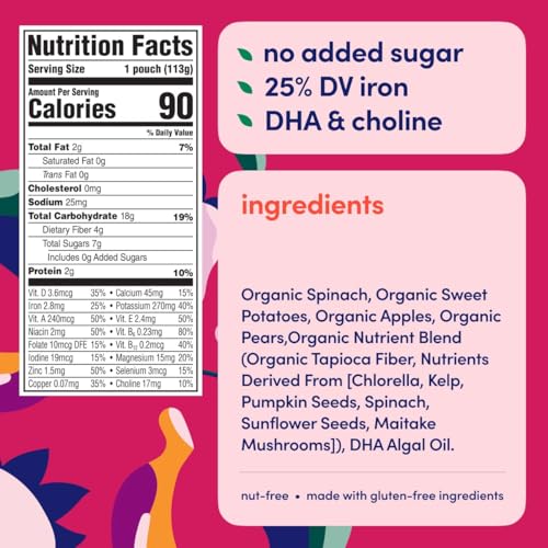 Cerebelly 4oz pouch offering kid-friendly nutrition for busy days.