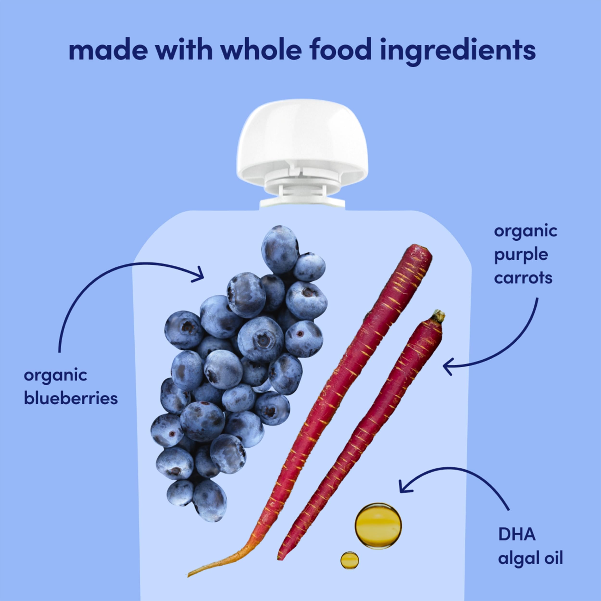 Cerebelly Clean Label Purity Award badge signals high-quality, toxin-tested nutrition.