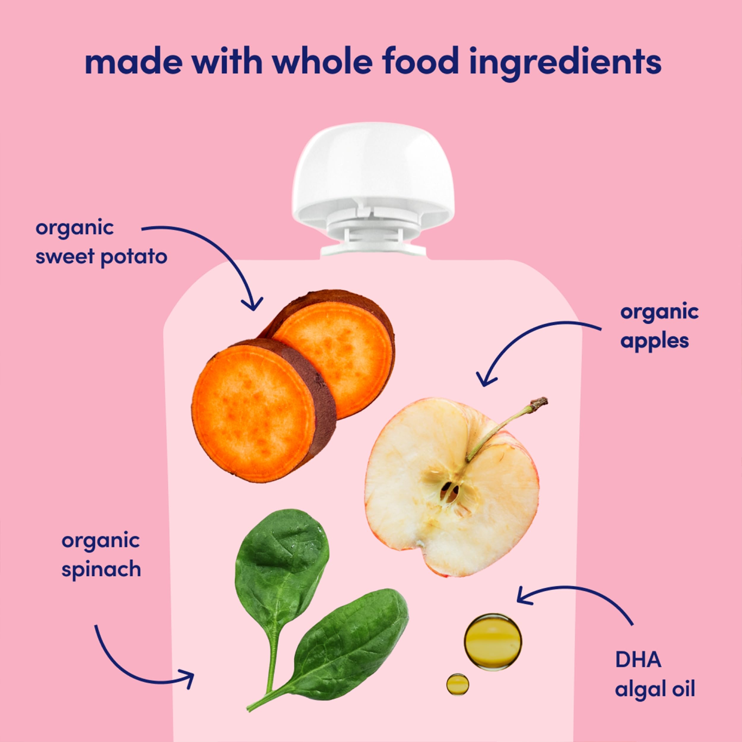Cerebelly on-the-go snack idea with easy squish-in-hand packaging.