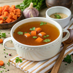 Protein-packed Cerebelly puree with beet bone broth for little meals