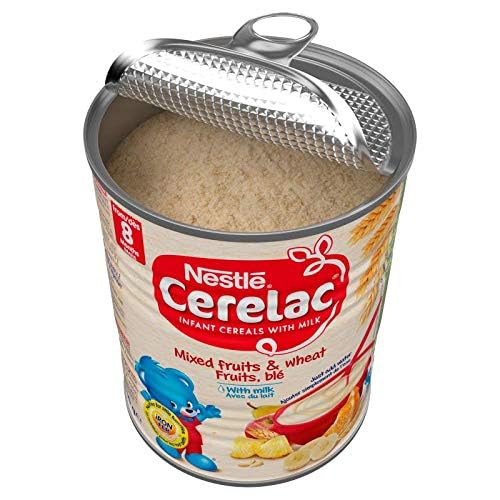 Cerelac ingredients label photo invites trust with clear nutrition details.