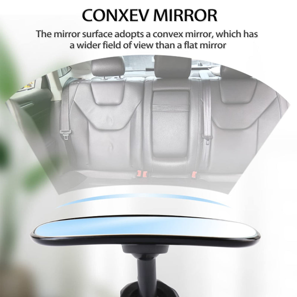CERITORN clip-on mirror aiding front passenger visibility