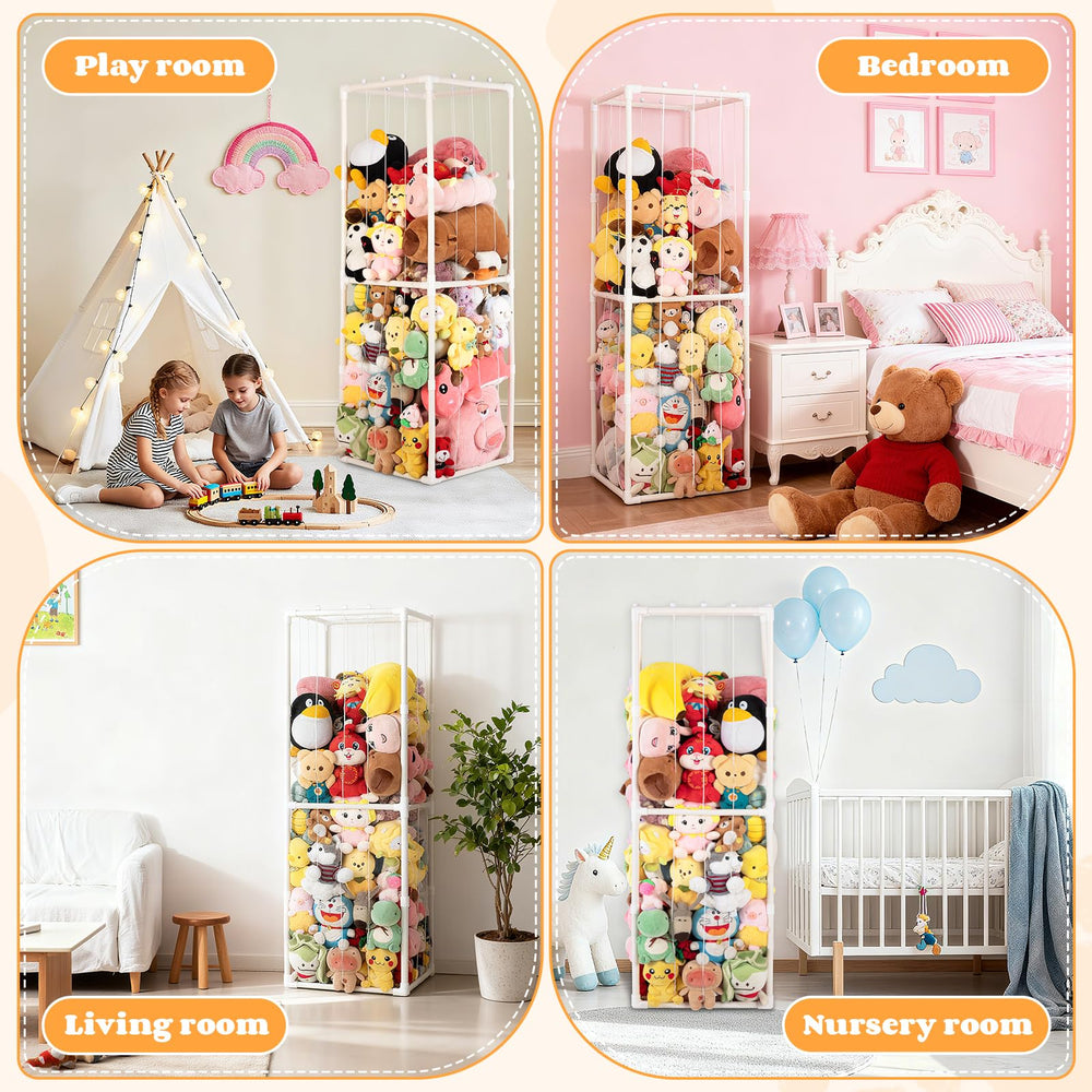Cerpourt space saving nursery playroom organizer suitable for small rooms.
