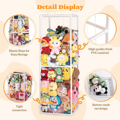 Cerpourt sturdy pvc material ensures long lasting toy organization.
