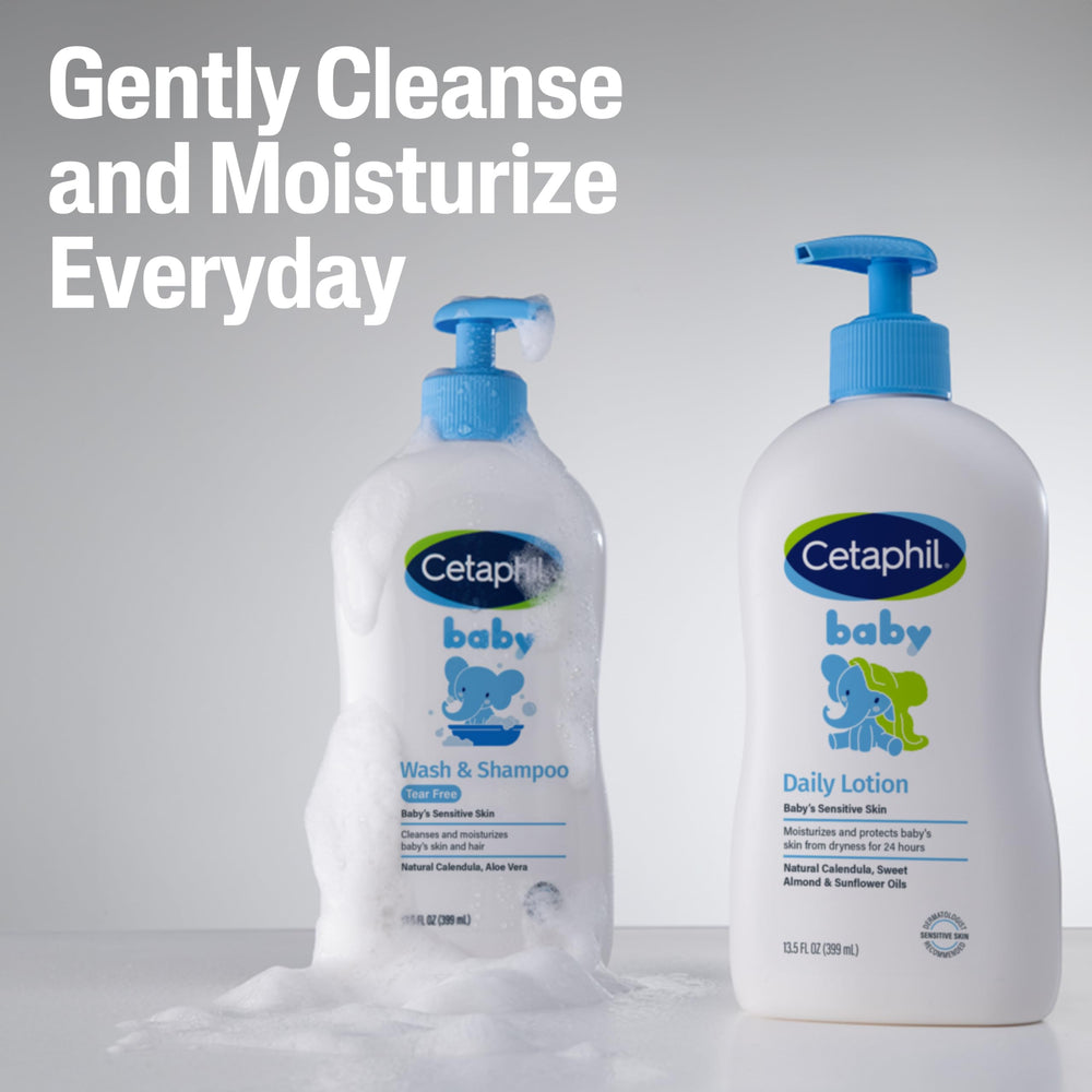 Cetaphil Baby Wash & Shampoo no mineral oil for pure care