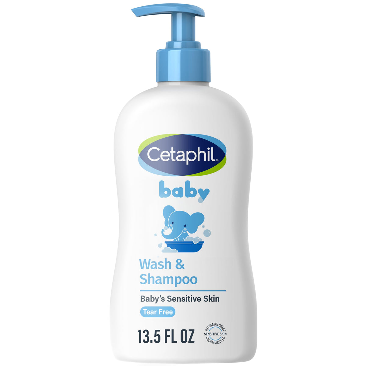 Cetaphil Baby Wash & Shampoo tear-free lather for gentle bath time