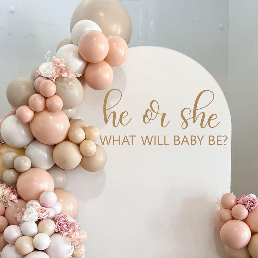 CEUQIESO wall decor gender reveal banner inspires joyful moments.