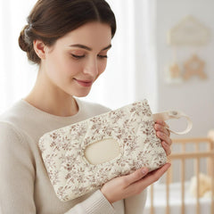 Refillable CEUTNIZ diaper wipes pouch designed for eco-friendly use.