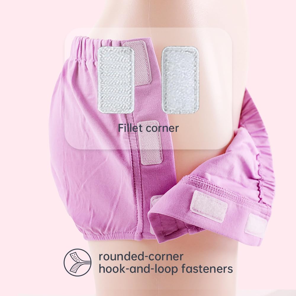 CEZATUVE tear-away fasteners closeup demonstrating skin-friendly closure for easy access
